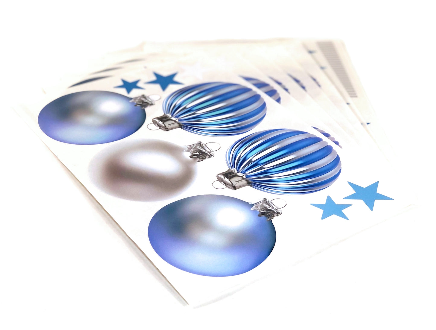 Christmas Sign Writing Kit - Blue and Silver