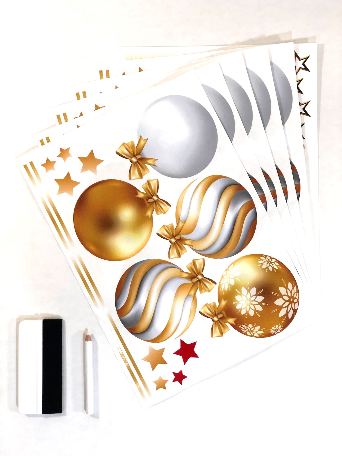 Christmas Sign Writing Kit - Gold and Silver