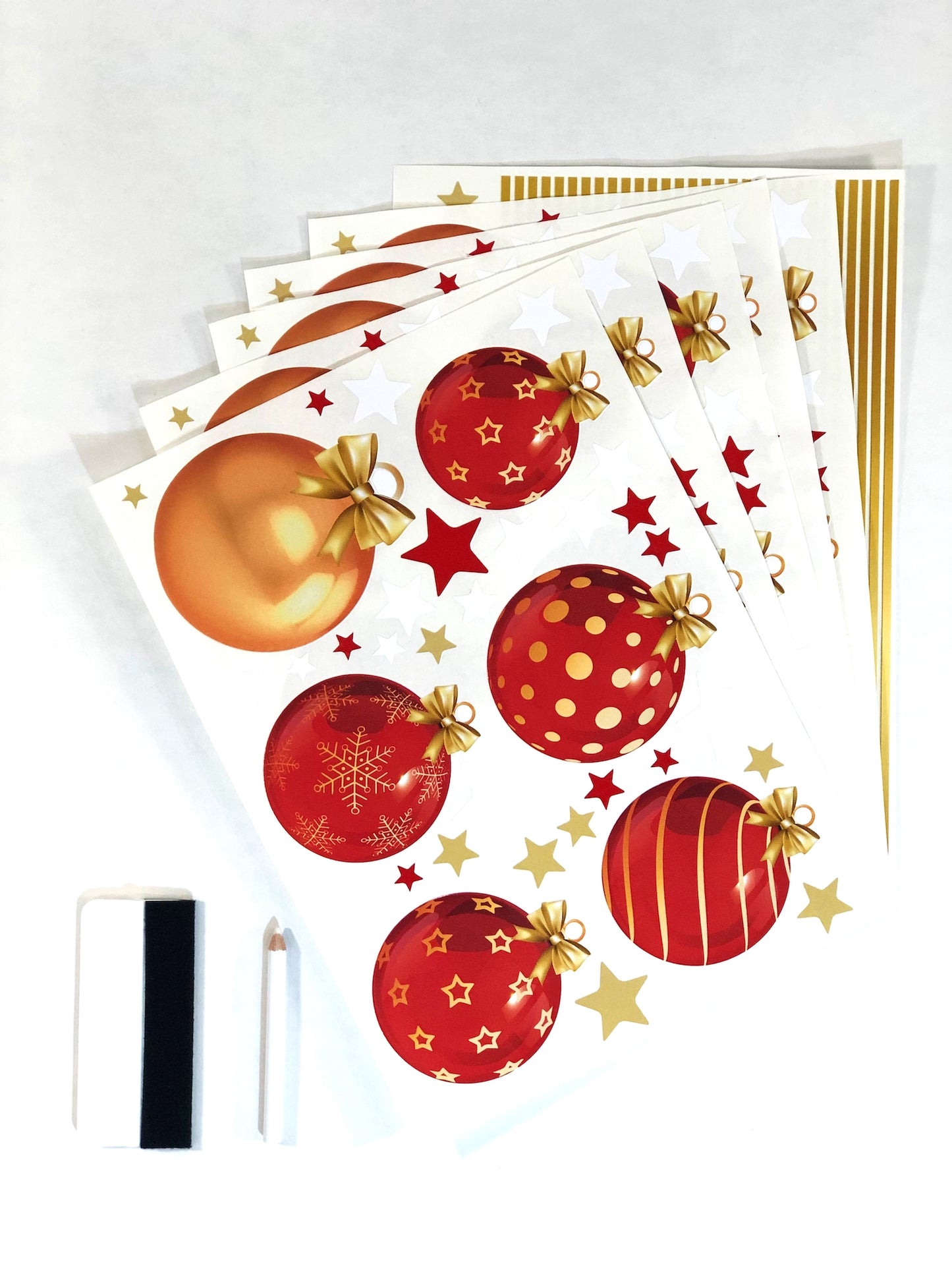 Christmas Sign Writing Kit - Red and Gold