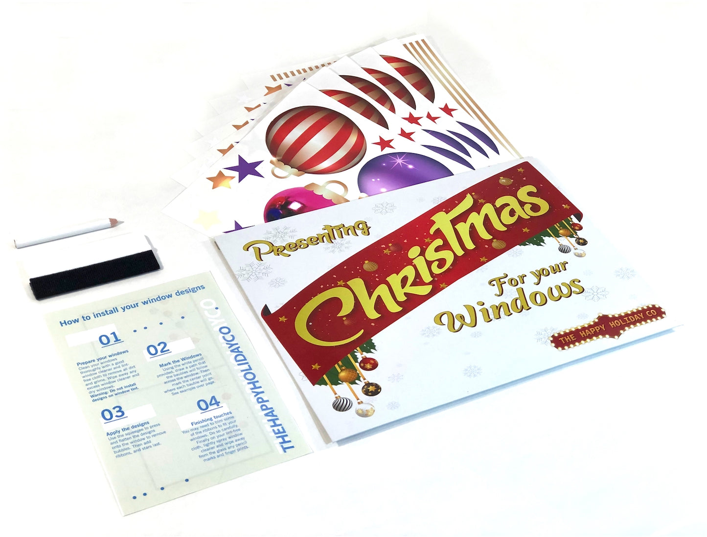 Christmas Sign Writing Kit - Colourful